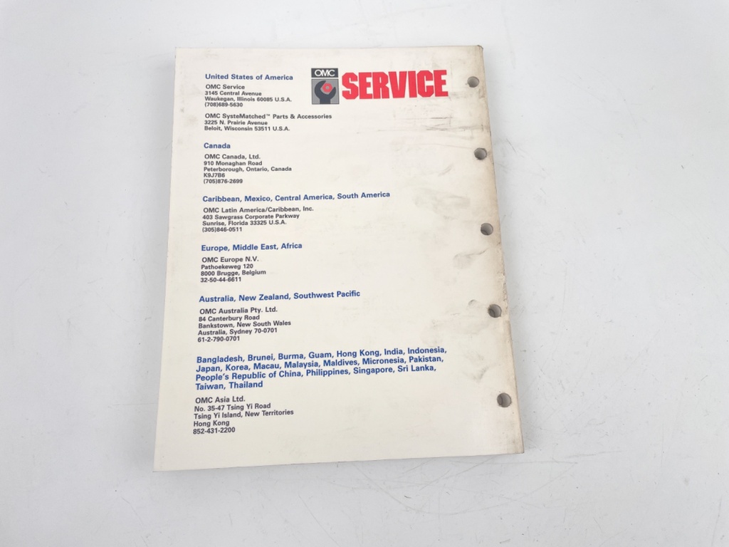 1991 EI Johnson Evinrude outboard 9.9 thru 30 hp factory service manual 507946