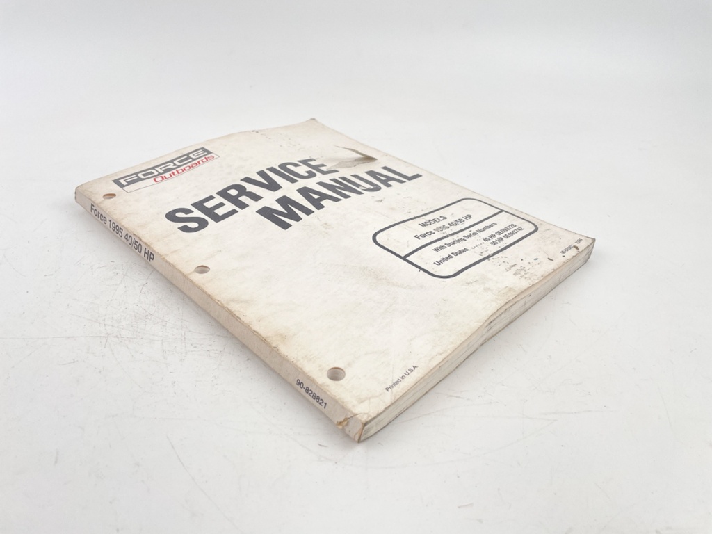 1995 Force Outboards 40/50 HP Service Shop Repair Manual 90-828821