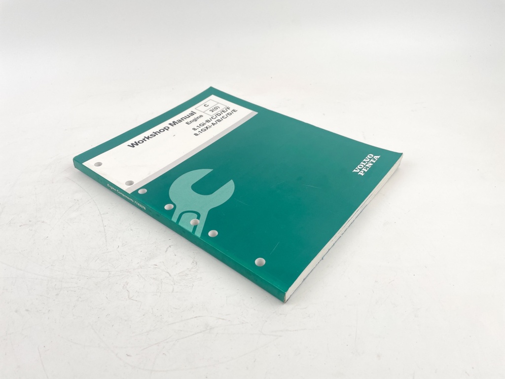 VOLVO PENTA 2004 OEM Engine Workshop Manual for 8.1 GI & 8.1GXi 7743378