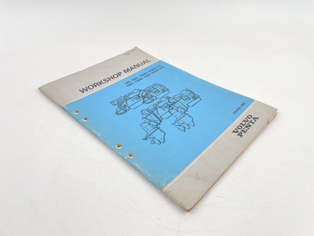 Volvo Penta AQAD31A AQAD41A Engine Service Repair Manual #7731268-4
