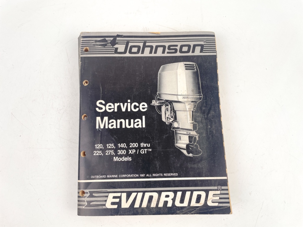 1988Evinrude Johnson 120 125 140 200-225 275 300 XP/GT Service Manual 507664