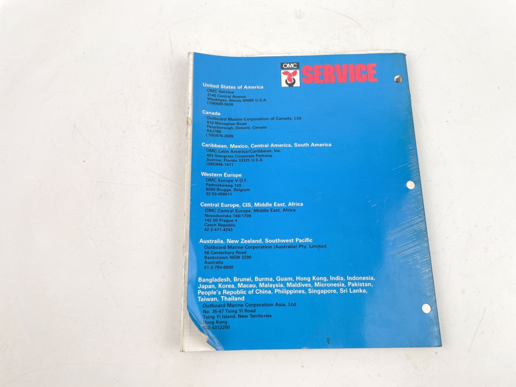 1993 OEM JOHNSON OUTBOARD SERVICE MANUAL FOR TURBO JETS 90/115 HP 502138