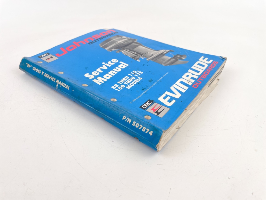 1990 OMC EVINRUDE & JOHNSON 88-115, 150-175 SERVICE MANUAL 507874