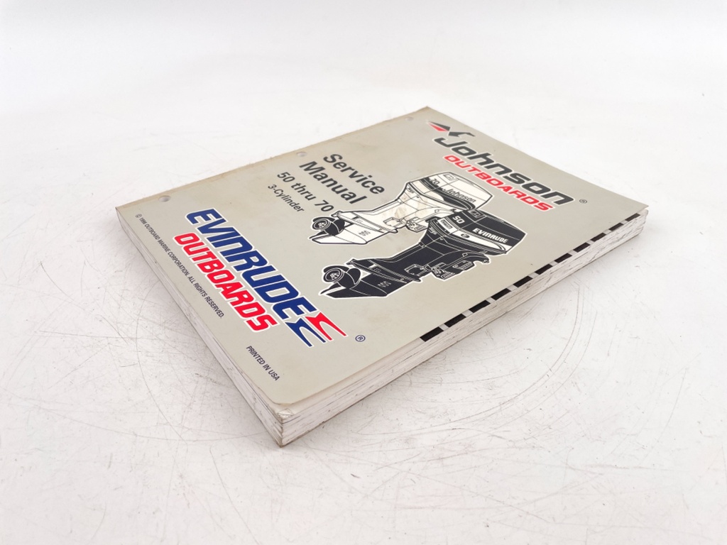 1997 Johnson Evinrude “EU” 50 60 65 70 HP 3 Cylinder Service Manual 507266