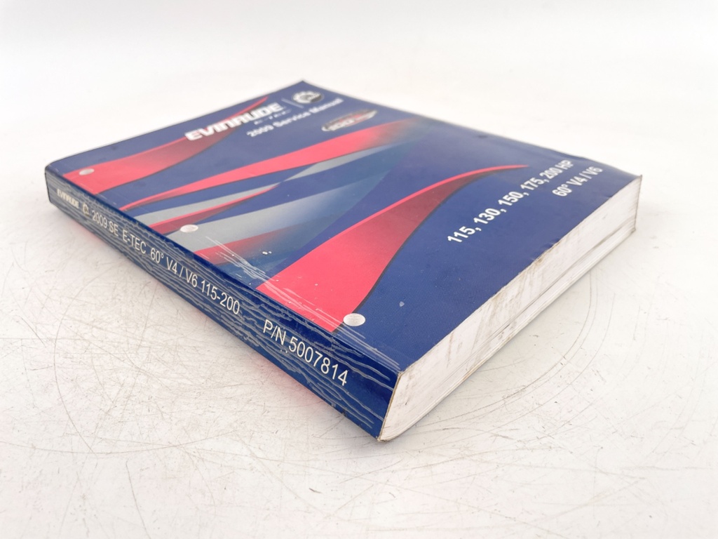 2009 SE Evinrude E-Tec service manual 115 130 150 175 200 hp 60° V4/V6 5007814