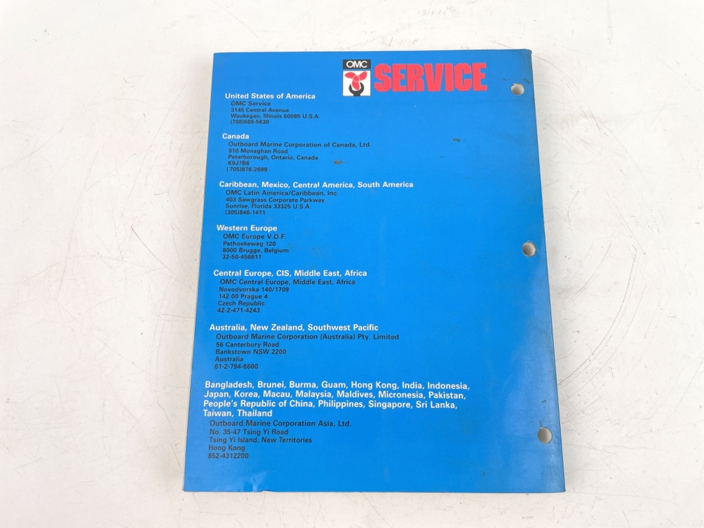 1994 ER Johnson Evinrude outboard 500610 85 thru 115 hp factory service manual 500610