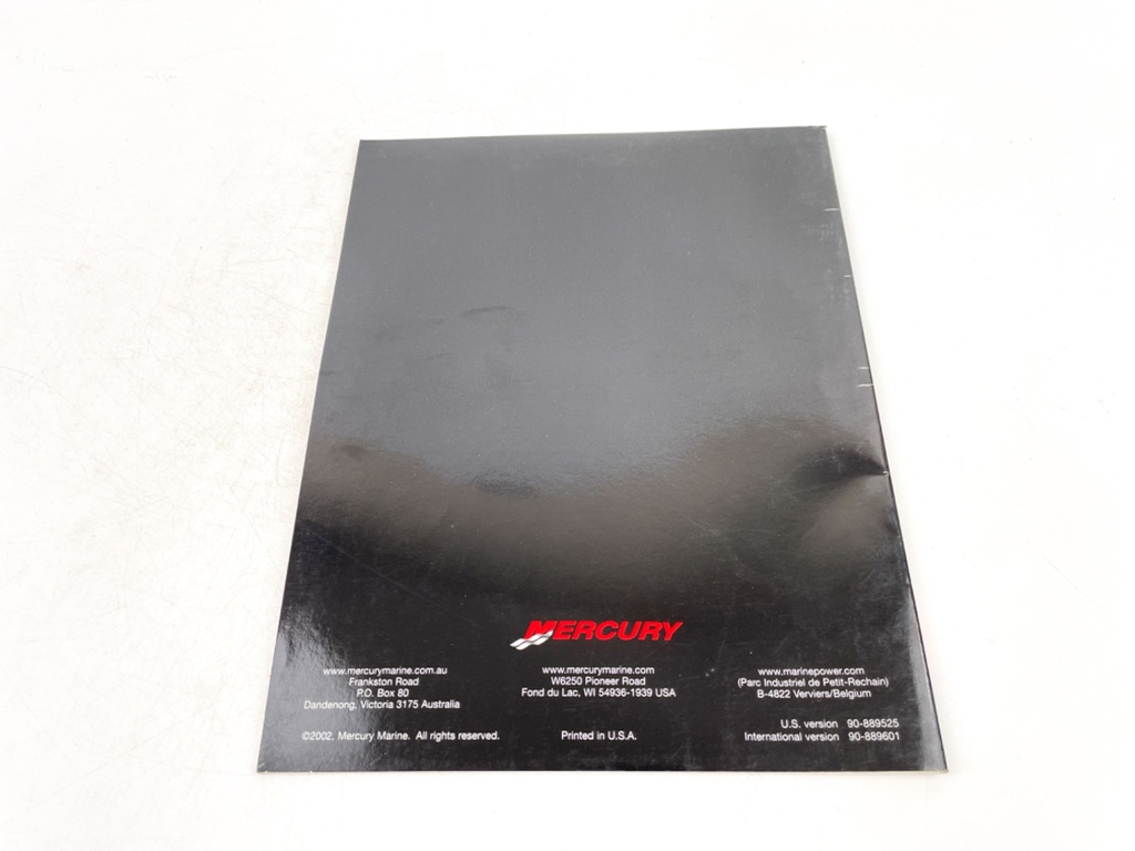 Mercury Optimax Diagnostic Guide OEM Shop Repair Manual 2000 & Newer 90-889525