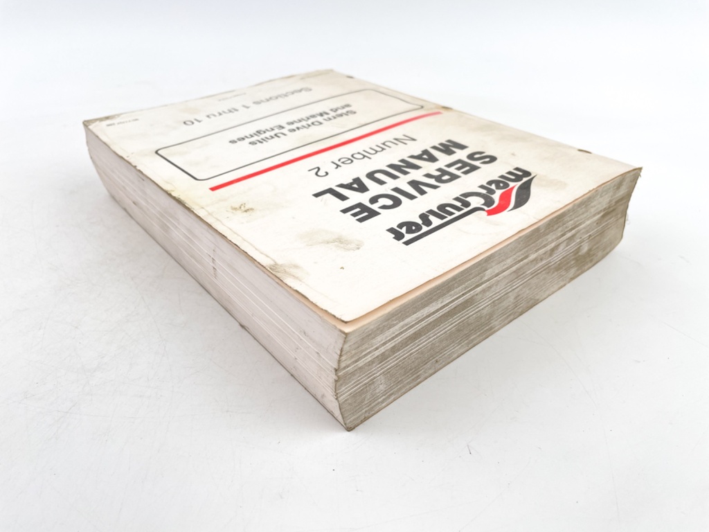 MerCruiser Service Manual #2 Sections 1-10 286 1986 Mercury Stern Drive 90-71707