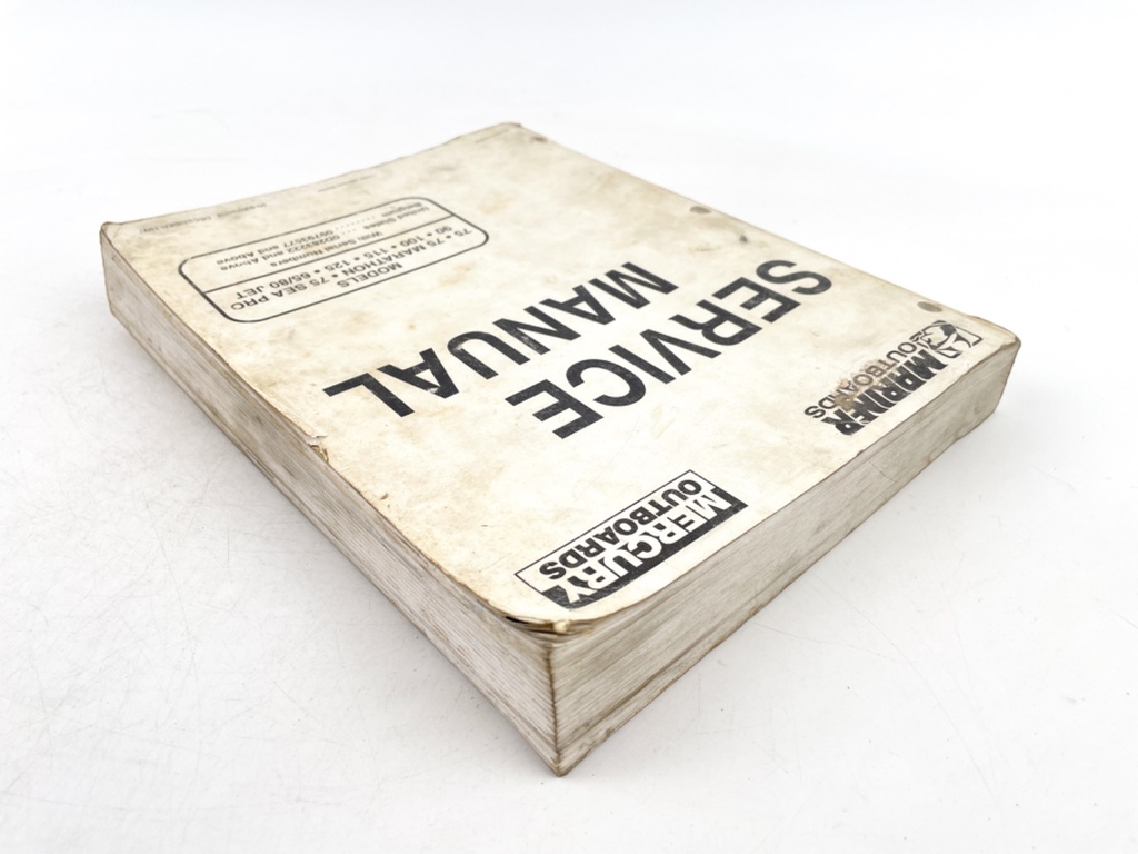 Mercury Mariner Outboards 65-125 HP Service Shop Manual 90-830234R3