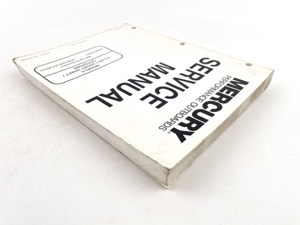 1998 Mercury Marine 2.5 EFI/Short Shaft/Offshore Models Service Manual 90-840151