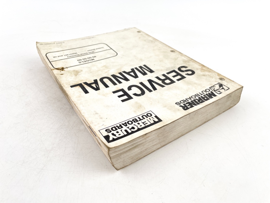 1996 Mercury/Mariner Outboards 40/50/55/60 Models Service Manual 90-852572