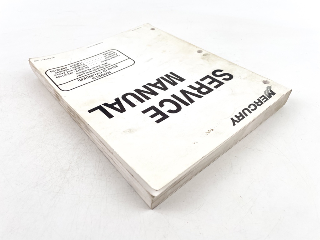 Mercury Outboards 35 / 40 HP 2 Cylinder Service Shop Manual 90-42794--1