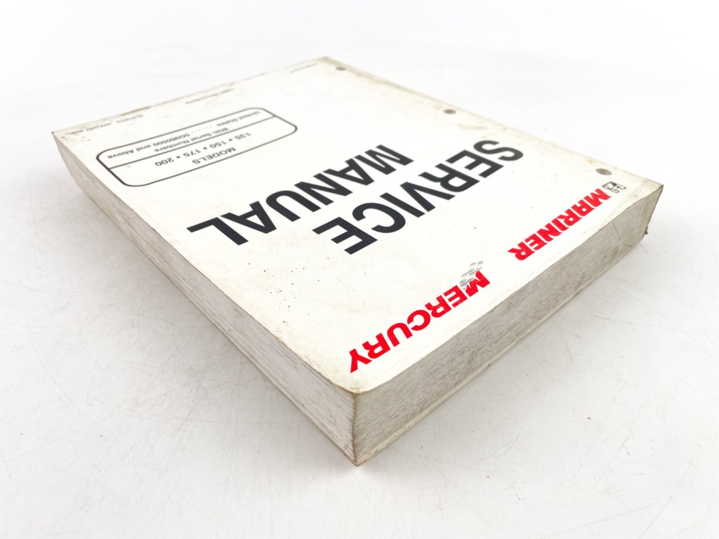 Mercury Mariner Outboards 135 150 175 200 HP Service Manual 90-878079