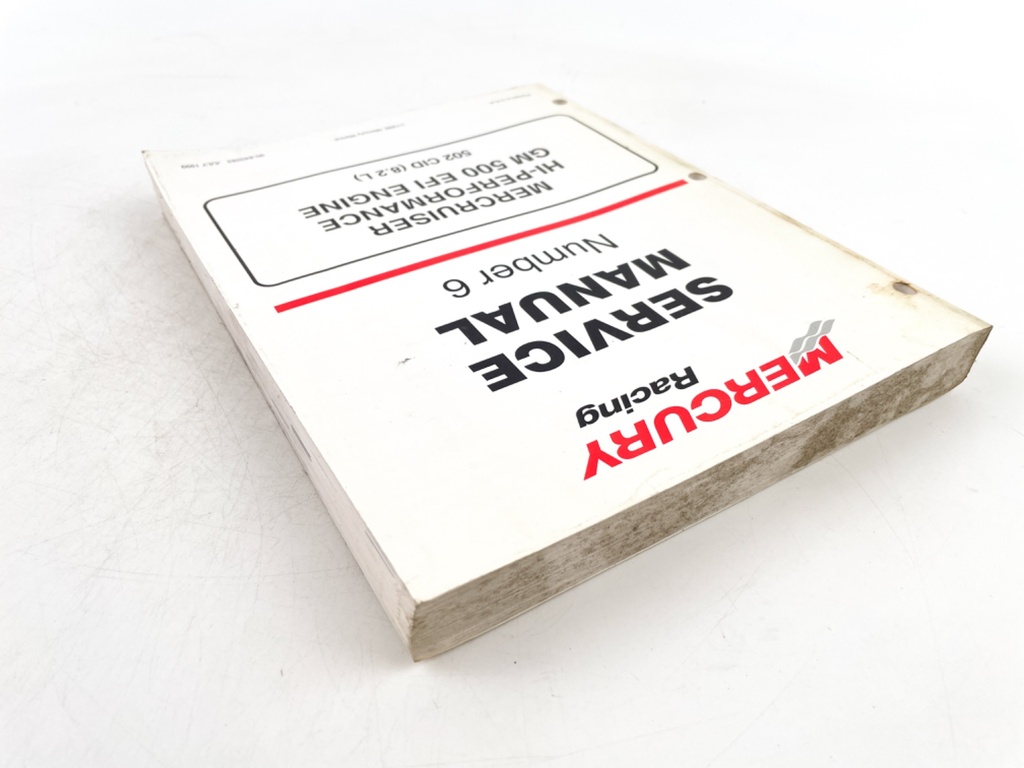 1999 Mercury Racing #6 MerCruiser GM 500 EFI Engine Service Manual 90-840283