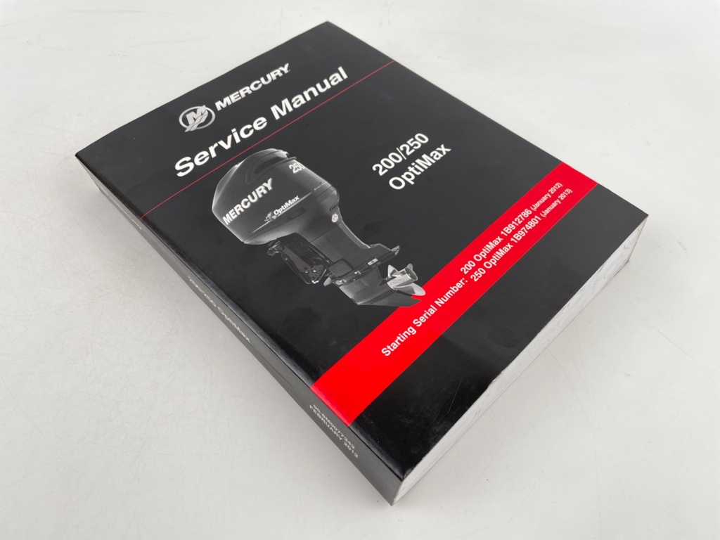 2013 Mercury Outboard 200/250 OptiMax Factory Service Manual 90-8M0077343