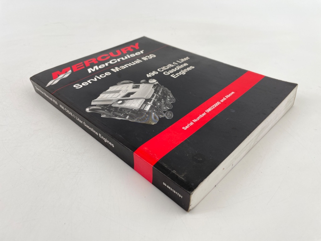 Mercury-Mercruiser 90-863161T01 Service Manual #30 496 8.1L Gas Engines
