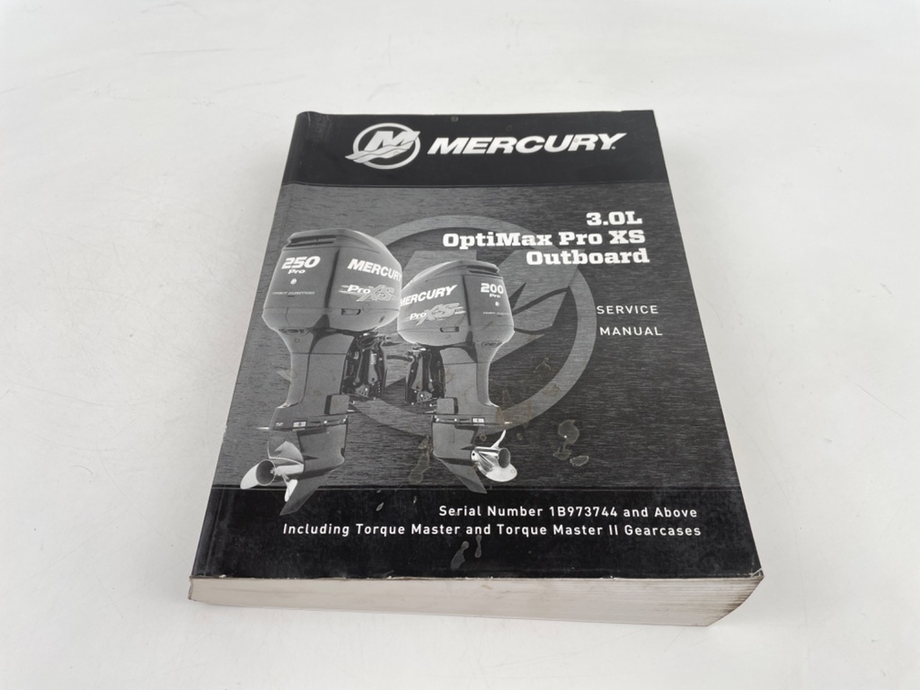 Mercury 3.0L OptiMax Pro XS Outboard Service Manual 90-8M0122849