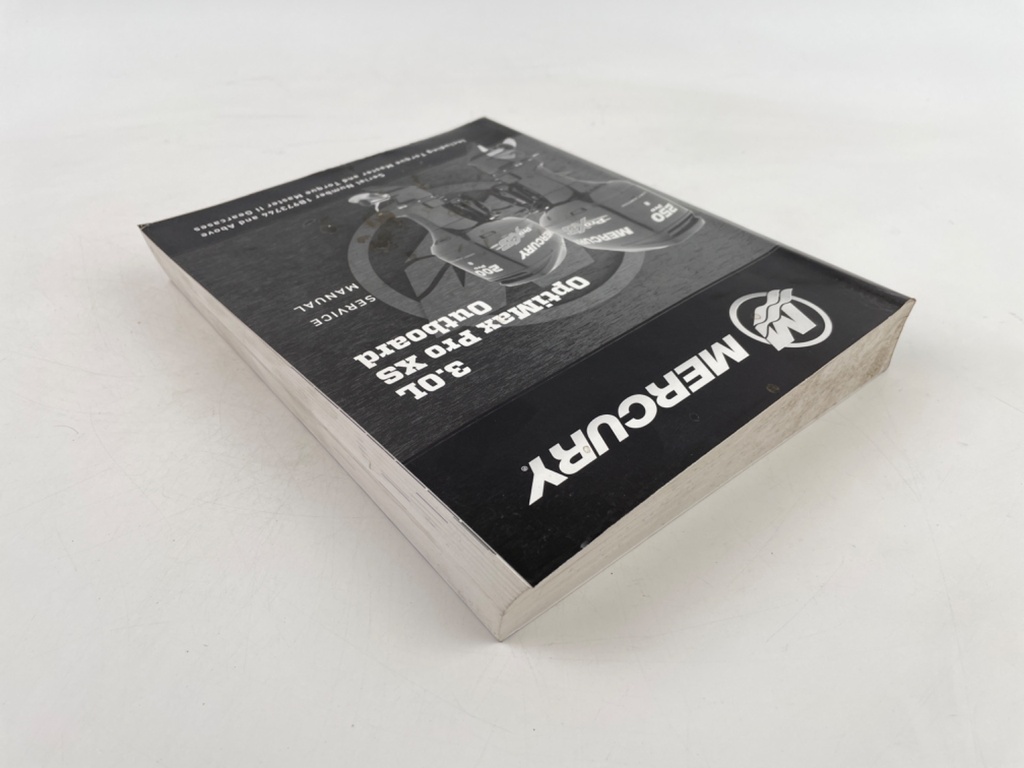 Mercury 3.0L OptiMax Pro XS Outboard Service Manual 90-8M0122849