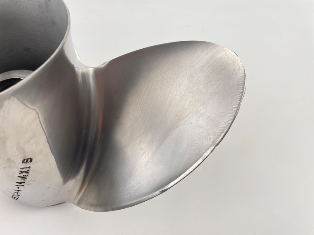 Michigan Wheel Apollo Stainless Steel Prop 993044-14 1/8 x 19 Propeller 3 Blade