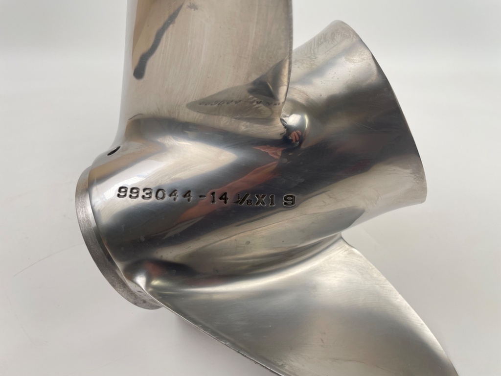 Michigan Wheel Apollo Stainless Steel Prop 993044-14 1/8 x 19 Propeller 3 Blade