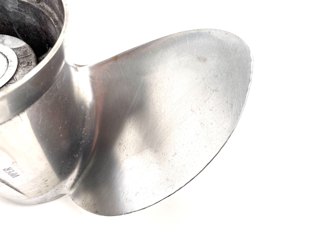 Evinrude Johnson Viper 3 Blade Propeller 15 x 17 Stainless Steel Prop
