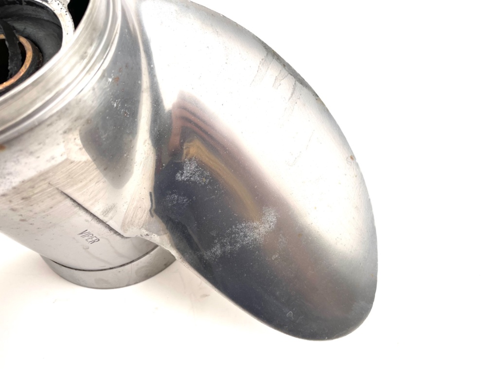 Evinrude Johnson Viper 3 Blade Propeller 15 x 17 Stainless Steel Prop