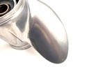 Evinrude Johnson Viper 3 Blade Propeller 15 x 17 Stainless Steel Prop