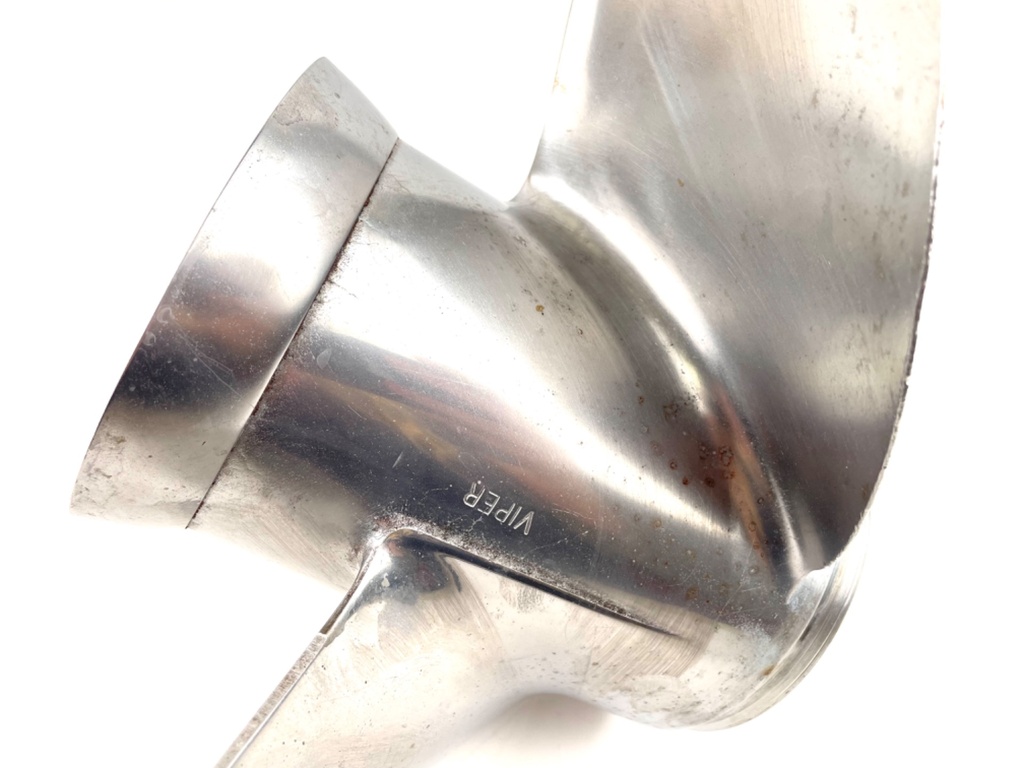 Evinrude Johnson Viper 3 Blade Propeller 15 x 17 Stainless Steel Prop