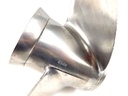 Evinrude Johnson Viper 3 Blade Propeller 15 x 17 Stainless Steel Prop