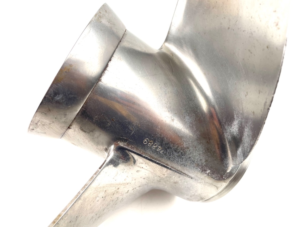 Evinrude Johnson Viper 3 Blade Propeller 15 x 17 Stainless Steel Prop