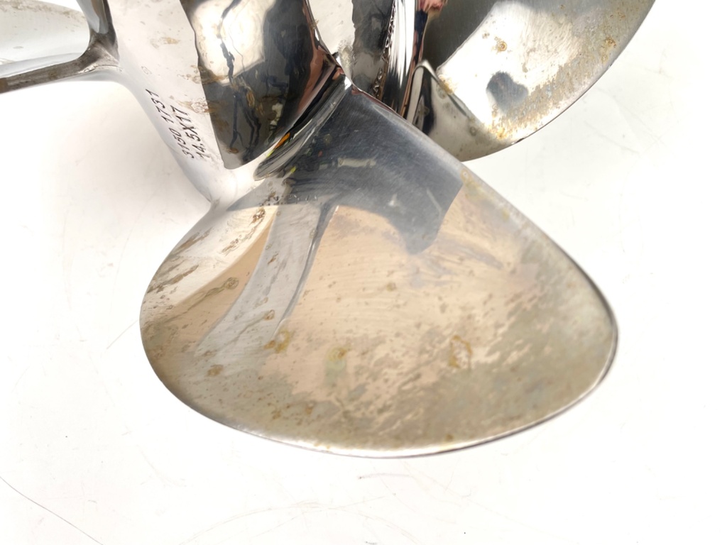 Turning Point Stainless Steel 4 Blade Prop Propeller 31501731 14.5" x 17P RH