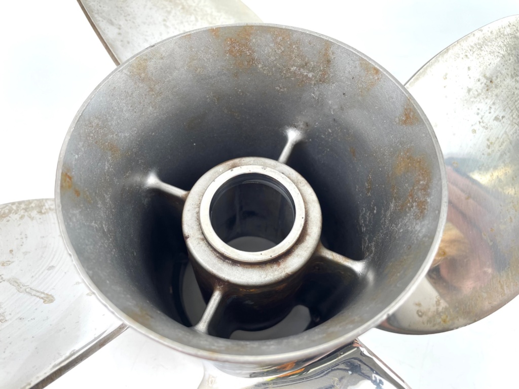 Turning Point Stainless Steel 4 Blade Prop Propeller 31501731 14.5" x 17P RH