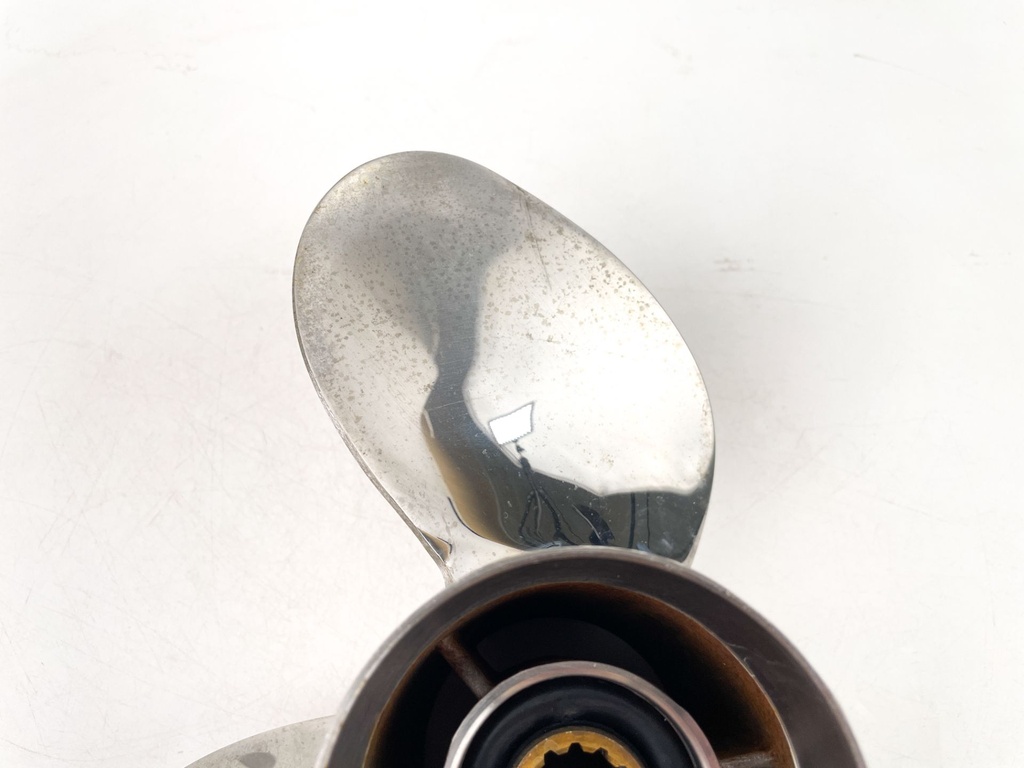 2013 Suzuki 60 HP Outboard Stainless 3 Blade Propeller 11 3/4" x 10P