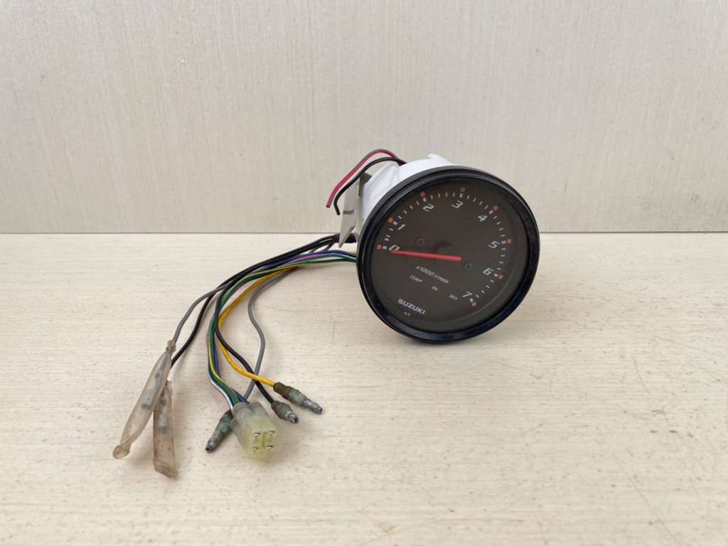 Suzuki Marine Outboard 0 - 7000 RPM Tachometer Black