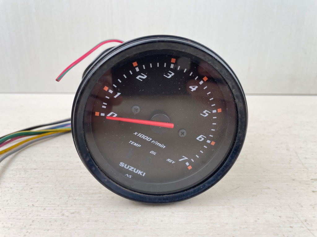 Suzuki Marine Outboard 0 - 7000 RPM Tachometer Black
