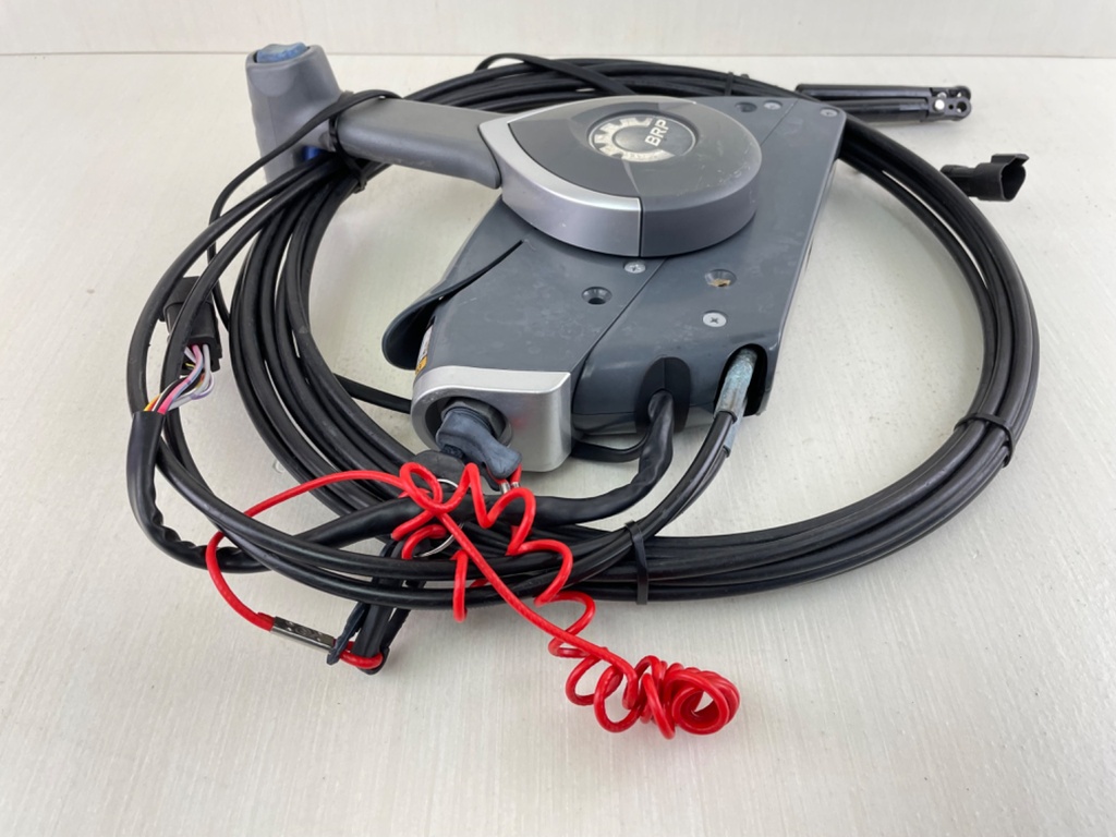 Evinrude Johnson Side Mount Control Box Binnacle With Key And Cables