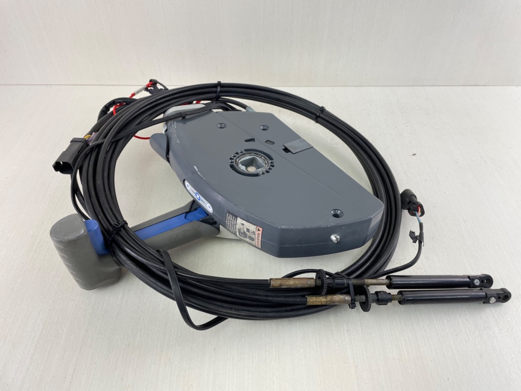 Evinrude Johnson Side Mount Control Box Binnacle With Key And Cables