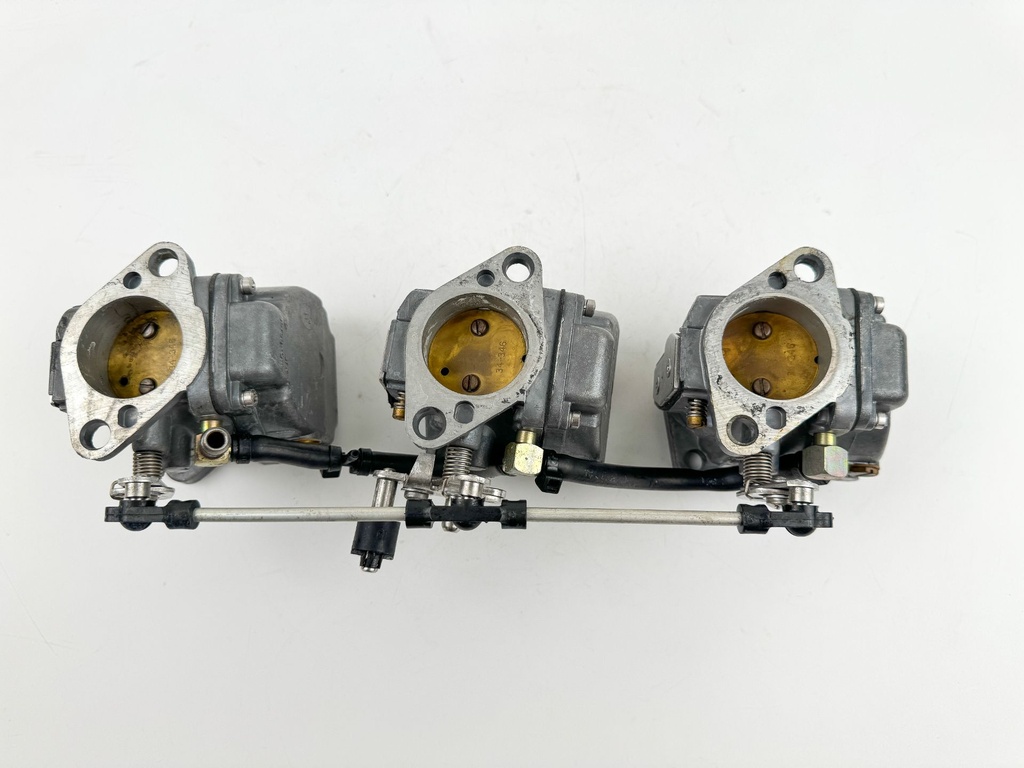 2001 Mercury 90 HP 2 Stroke Outboard Carburetor Set 824854T9 OEM