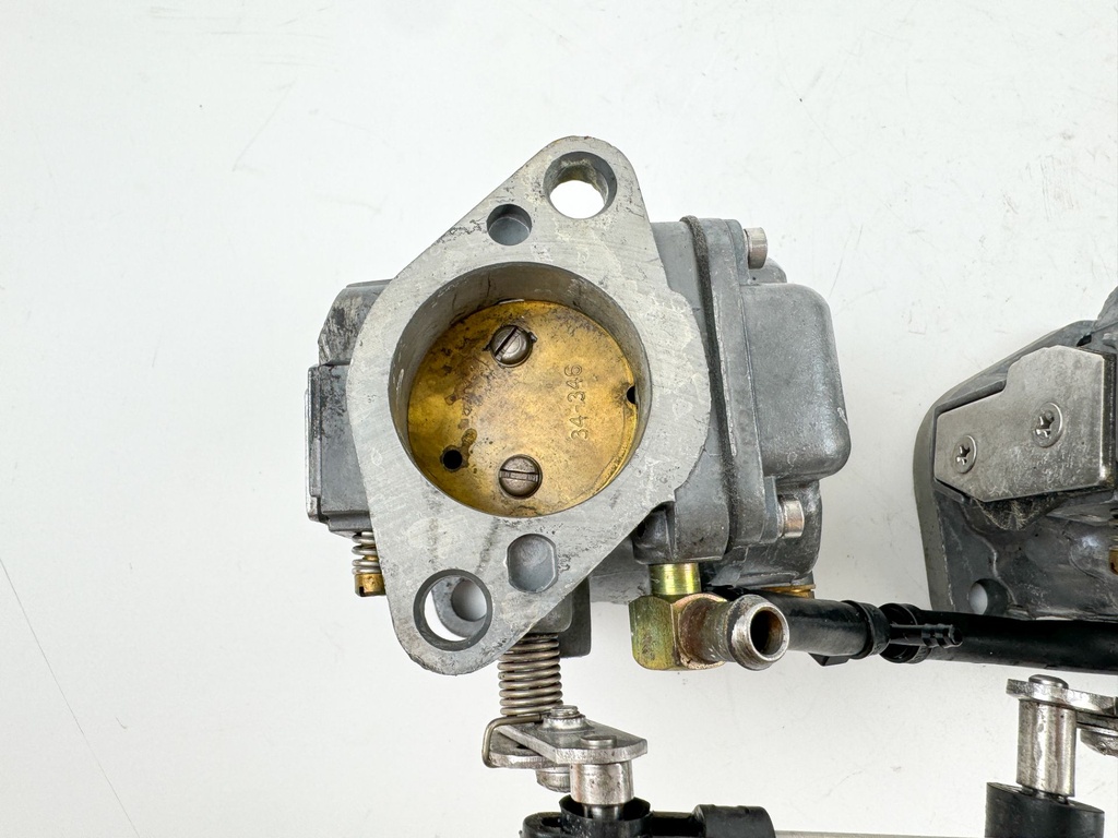 2001 Mercury 90 HP 2 Stroke Outboard Carburetor Set 824854T9 OEM