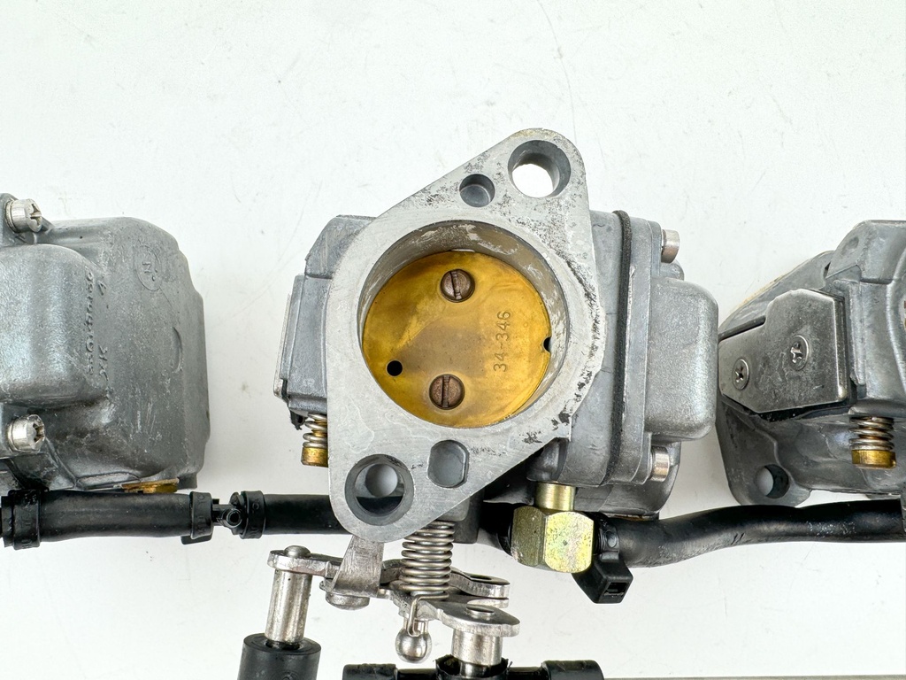 2001 Mercury 90 HP 2 Stroke Outboard Carburetor Set 824854T9 OEM