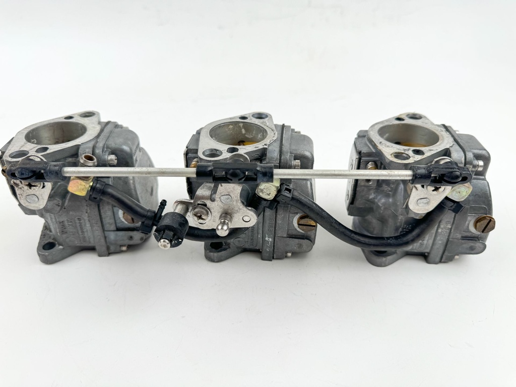 2001 Mercury 90 HP 2 Stroke Outboard Carburetor Set 824854T9 OEM