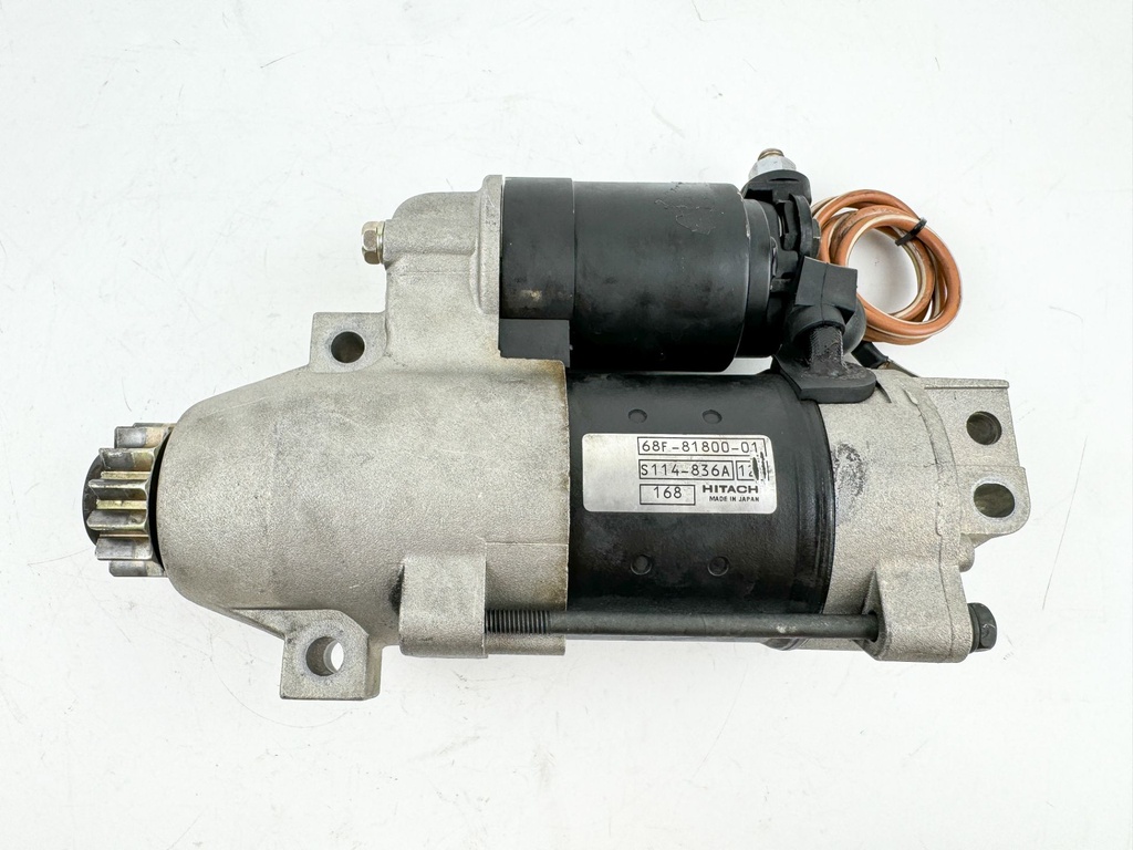 2002 Yamaha 200 HP 2 Stroke Outboard Starter Motor 68F-81800-01-00 OEM