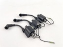1999 Yamaha 30 HP 2 Stroke Outboard Ignition Coil Set 6J8-85570-21-00 OEM
