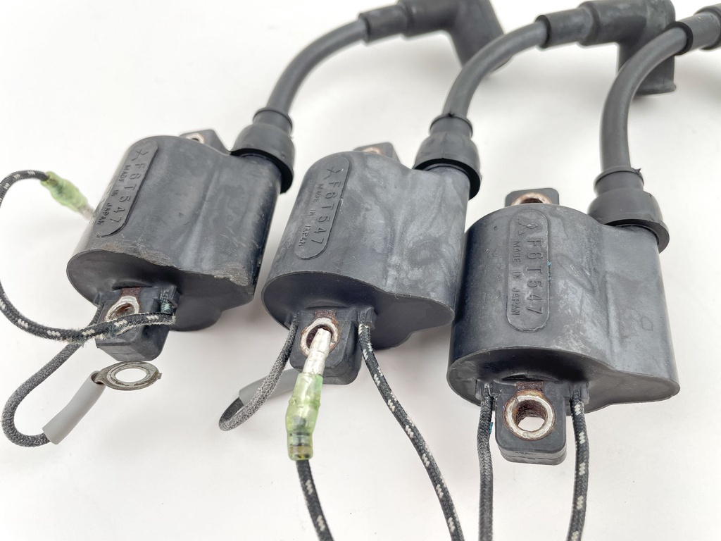 1999 Yamaha 30 HP 2 Stroke Outboard Ignition Coil Set 6J8-85570-21-00 OEM