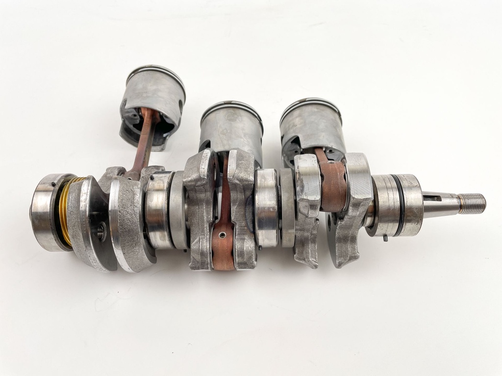 1999 Yamaha 30 HP 2 Stroke Outboard Crankshaft W/ Pistons 6J8-11400-11-00 OEM