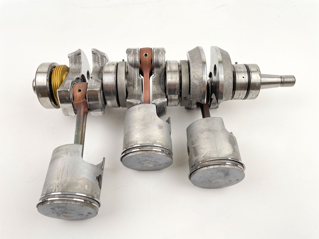 1999 Yamaha 30 HP 2 Stroke Outboard Crankshaft W/ Pistons 6J8-11400-11-00 OEM