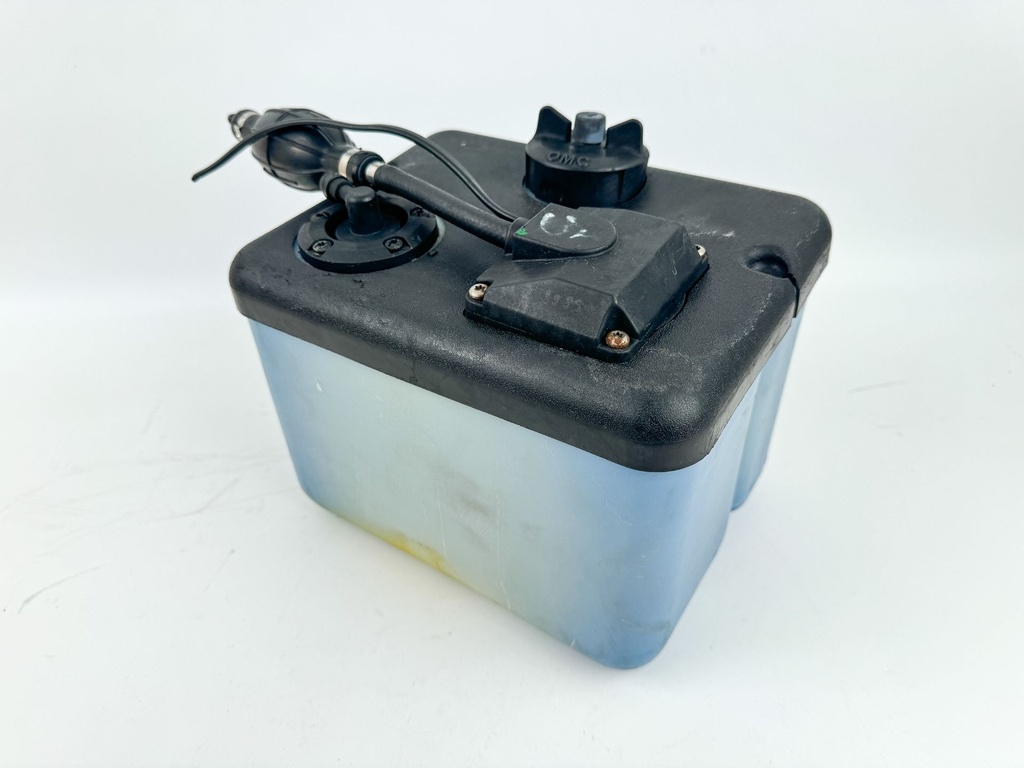 Johnson Evinrude 2 Stroke Oil Supply Tank W/ Return 1.8 Gallons - Cut Wire