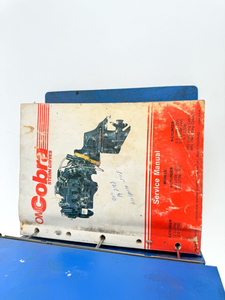 OMC Cobra Stern Drive Book Set 507708, 507759, 507878