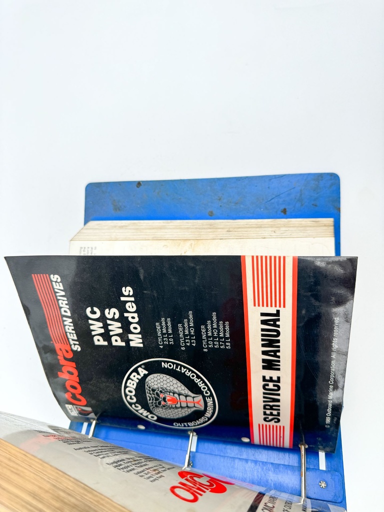 OMC Cobra Stern Drive Book Set 507708, 507759, 507878
