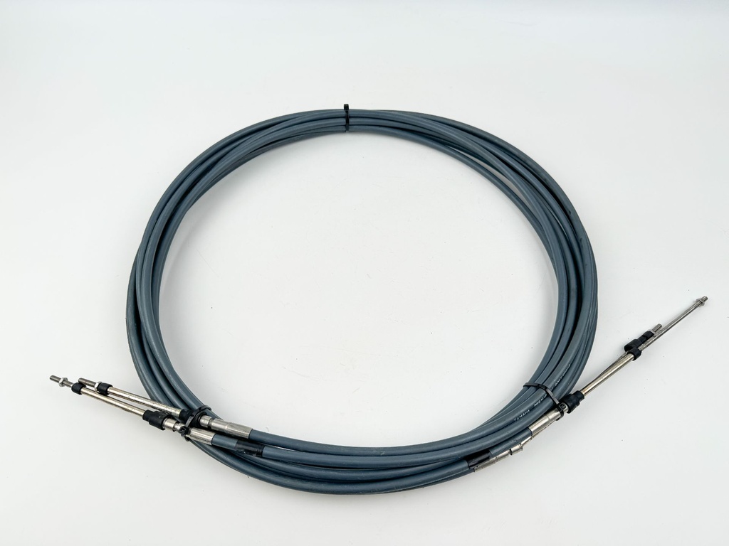 Yamaha Premier Outboard Shift Throttle Control Cable Set / Pair 20" - Used